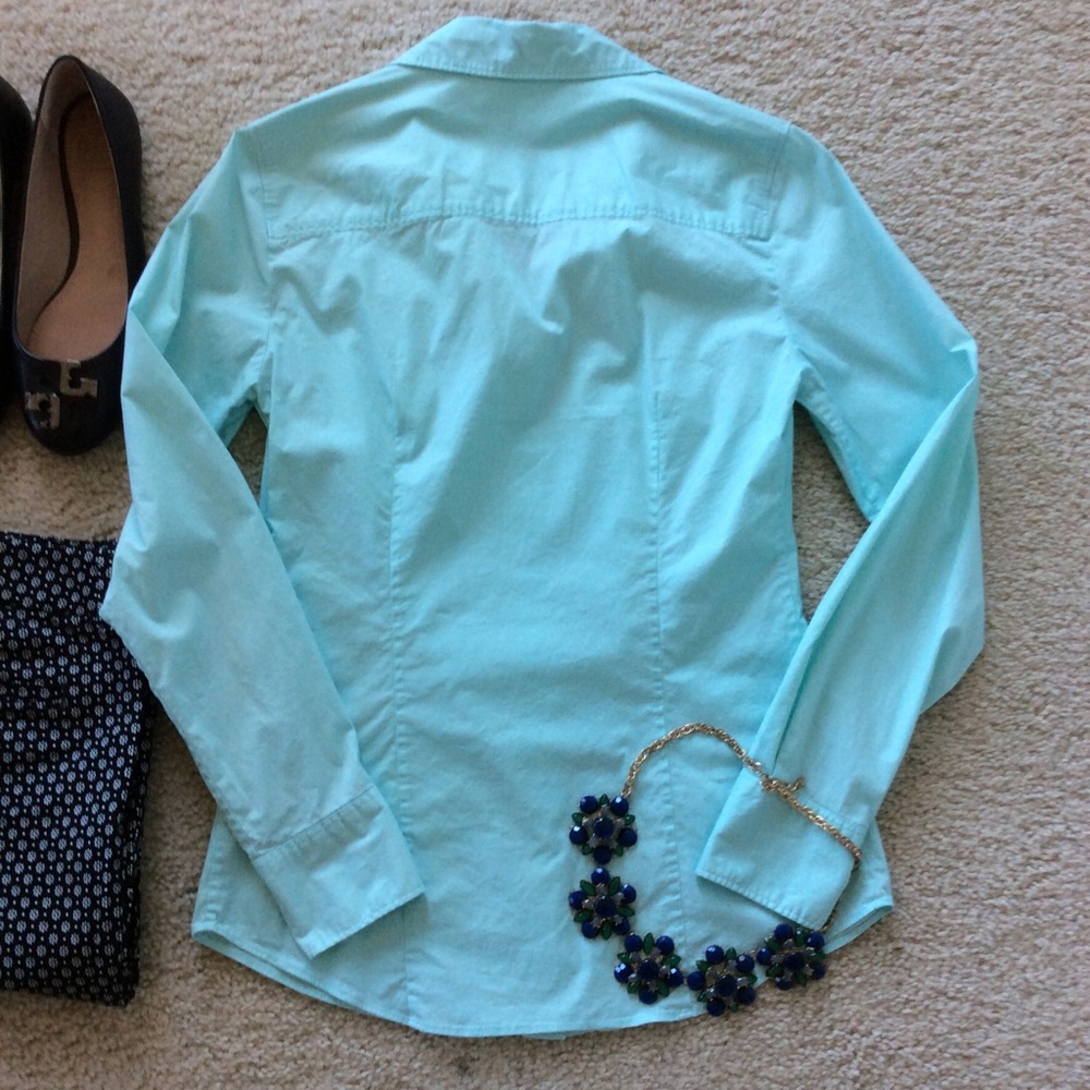 J. Crew Haberdashery Button Front Shirt - Picture 4 of 4